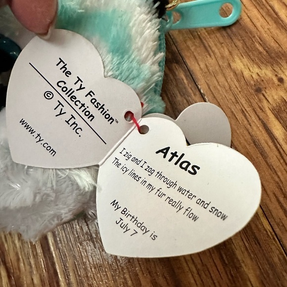 🆕 Ty Atlas Fox Mini Purse - Picture 4 of 11